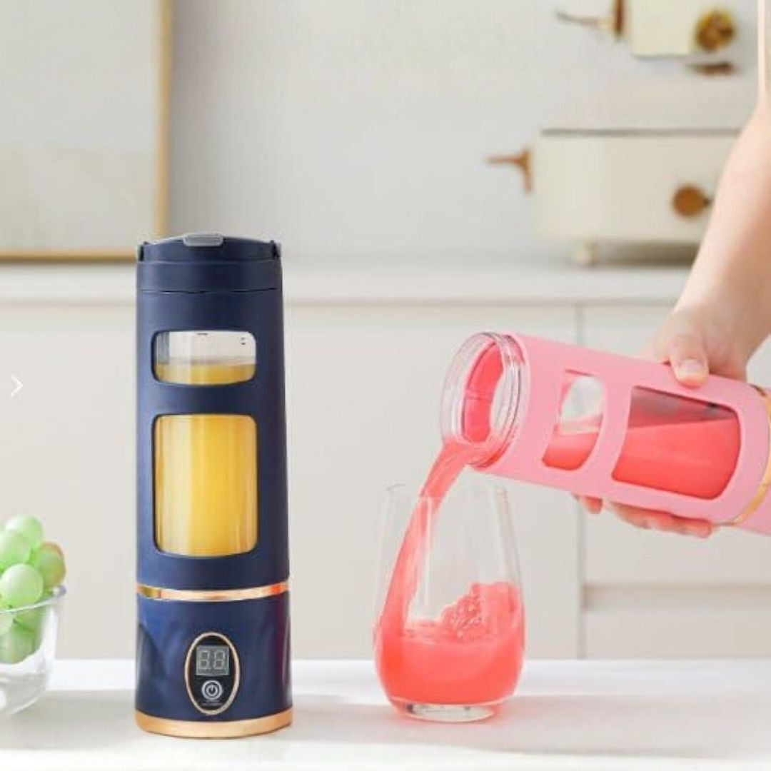 Portable Blender with Digital Display Smoothie Juicer Cup