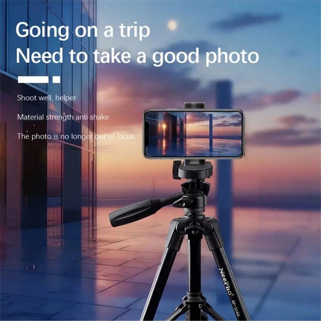 NeePho Extendable Tripod Stand Selfie Stick Multifunction Tripod 380A