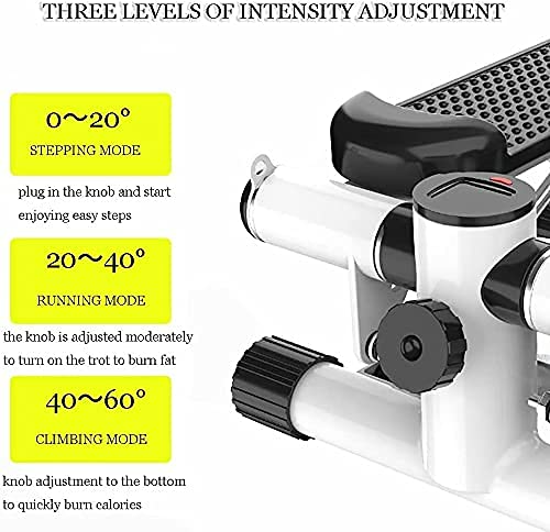 Mini Stair Stepper with Resistance Bands – Portable Full Body Home Workout Machine