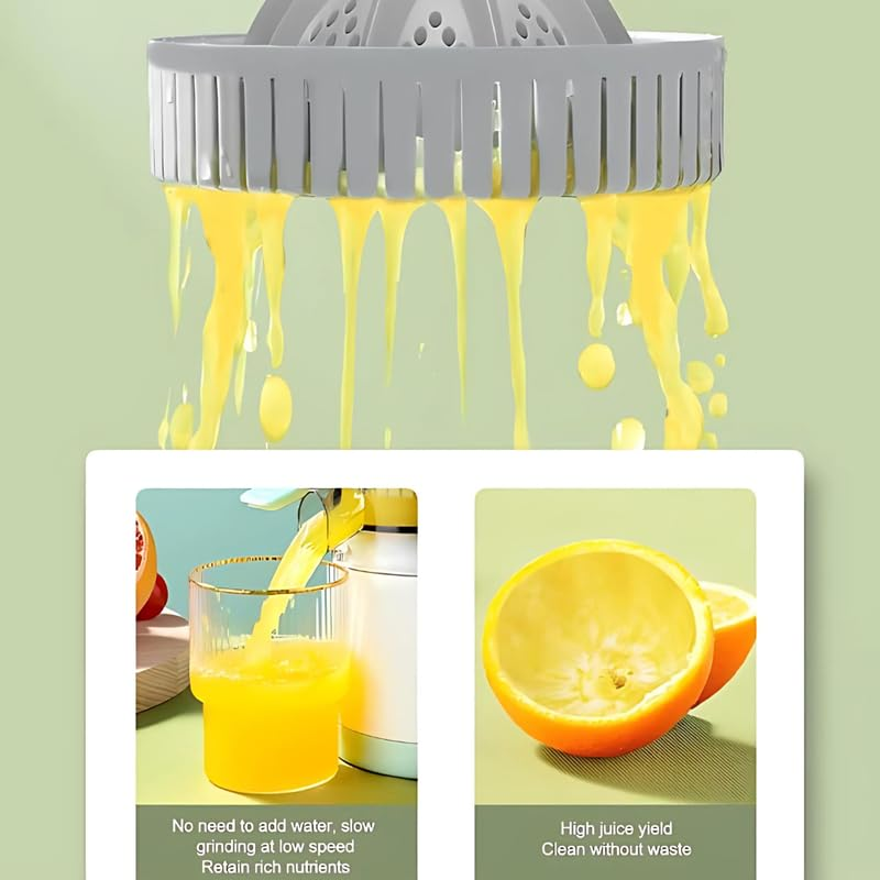 Portable Rechargeable Electric Citrus Juicer Hands-Free