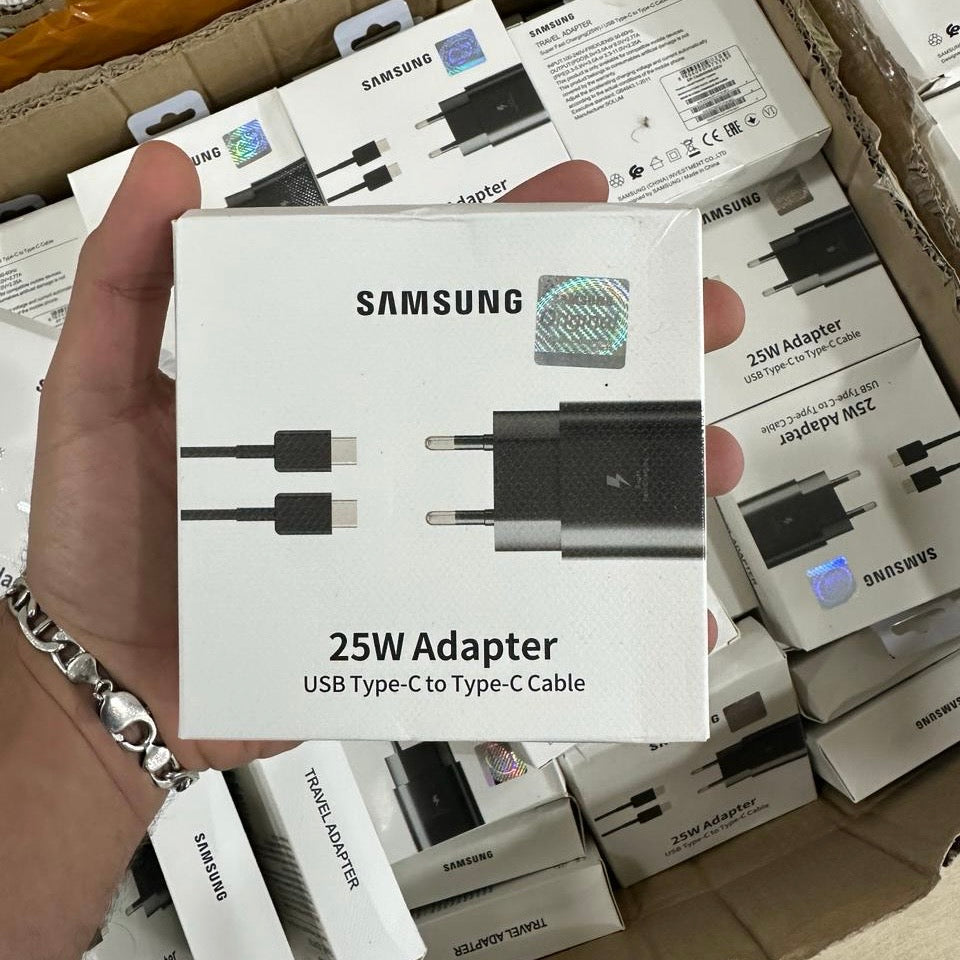 Sumsung 25w Adapter Usb Type-c To Typec With Cable