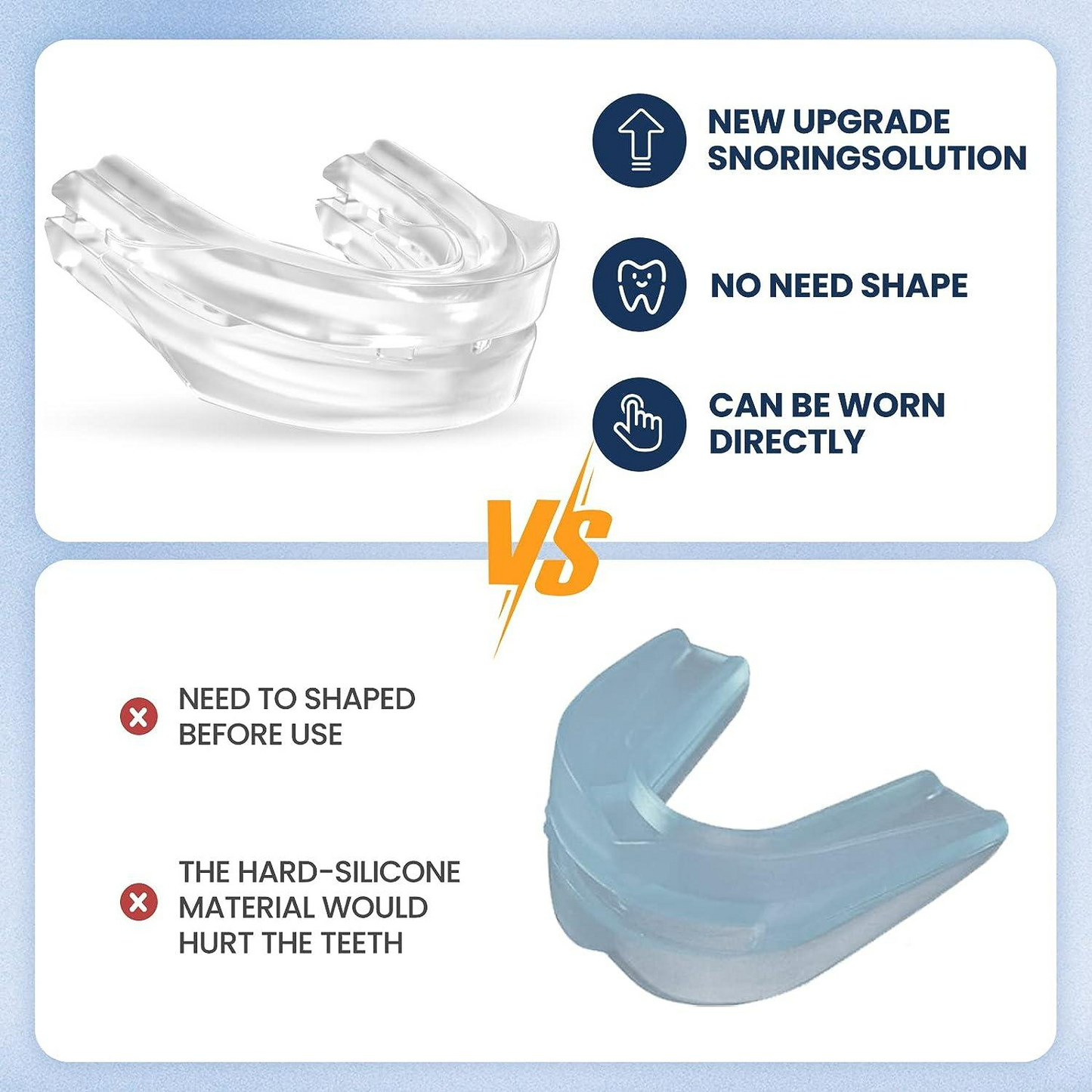 Anti-Snoring Mouth Guard โ Comfortable Mouthpiece for Men & Women