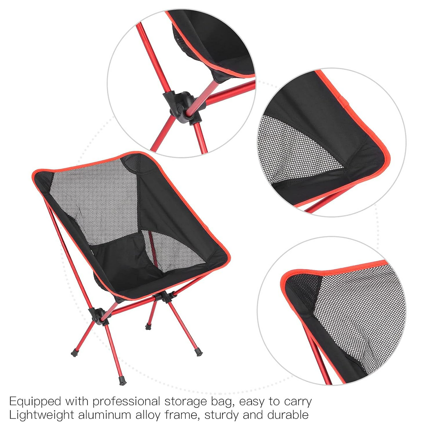 Folding Camping Chair โ Portable Foldable Outdoor Seat