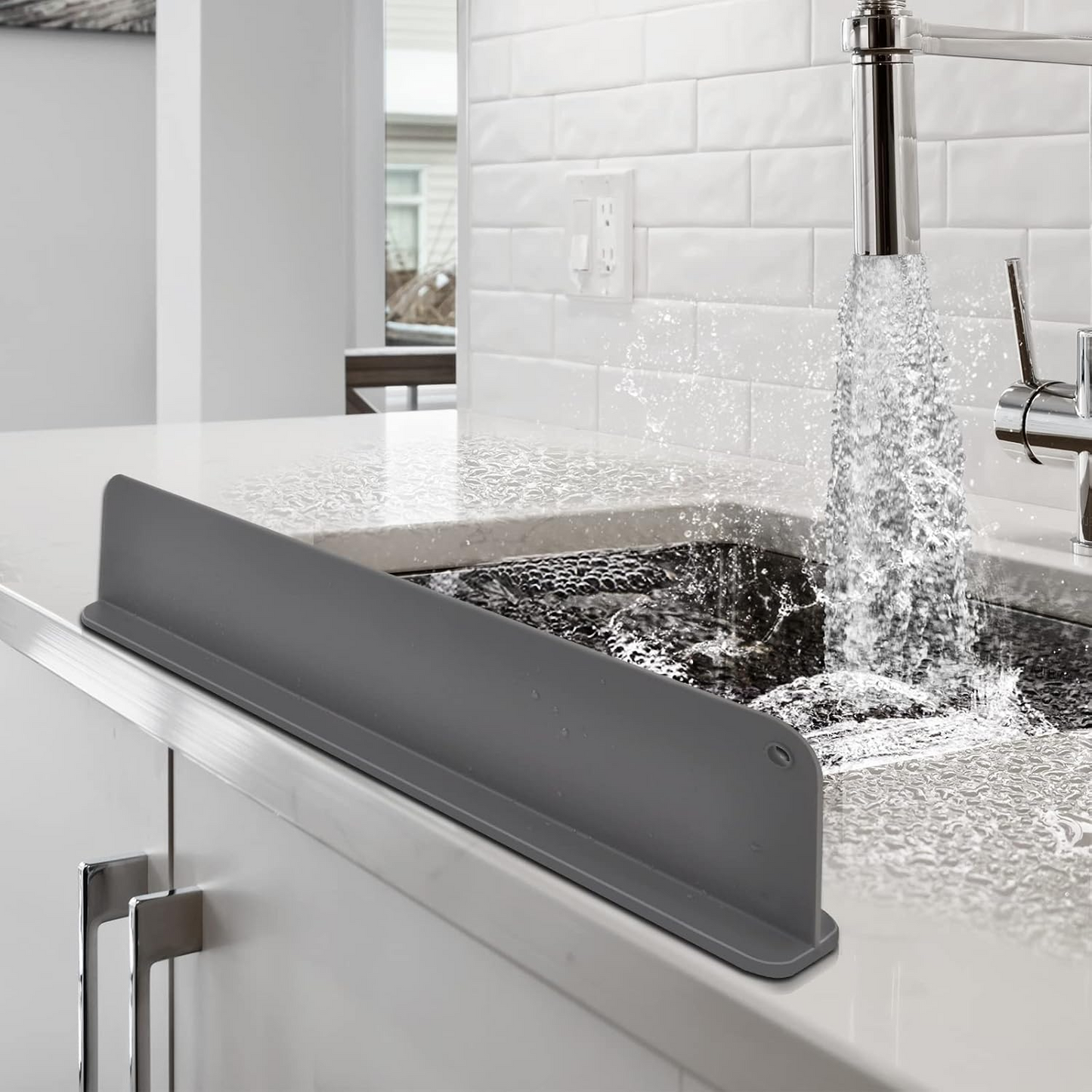 SILICONE SINK SPLASH SUCTION GUARD