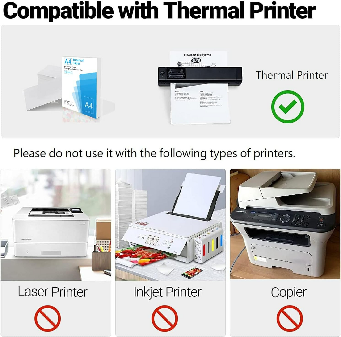 A4 Thermal Paper β 100 Sheets