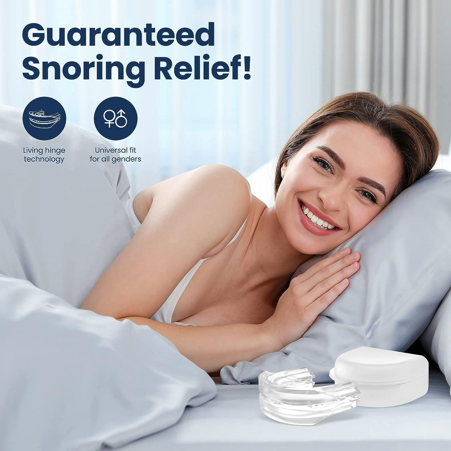 Anti-Snoring Mouth Guard โ Comfortable Mouthpiece for Men & Women