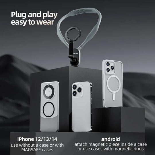 Magnetic Neck Mount for Phone Holder - TELESIN
