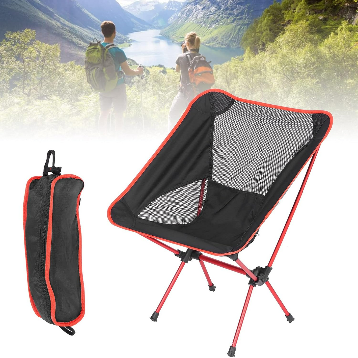 Folding Camping Chair โ Portable Foldable Outdoor Seat