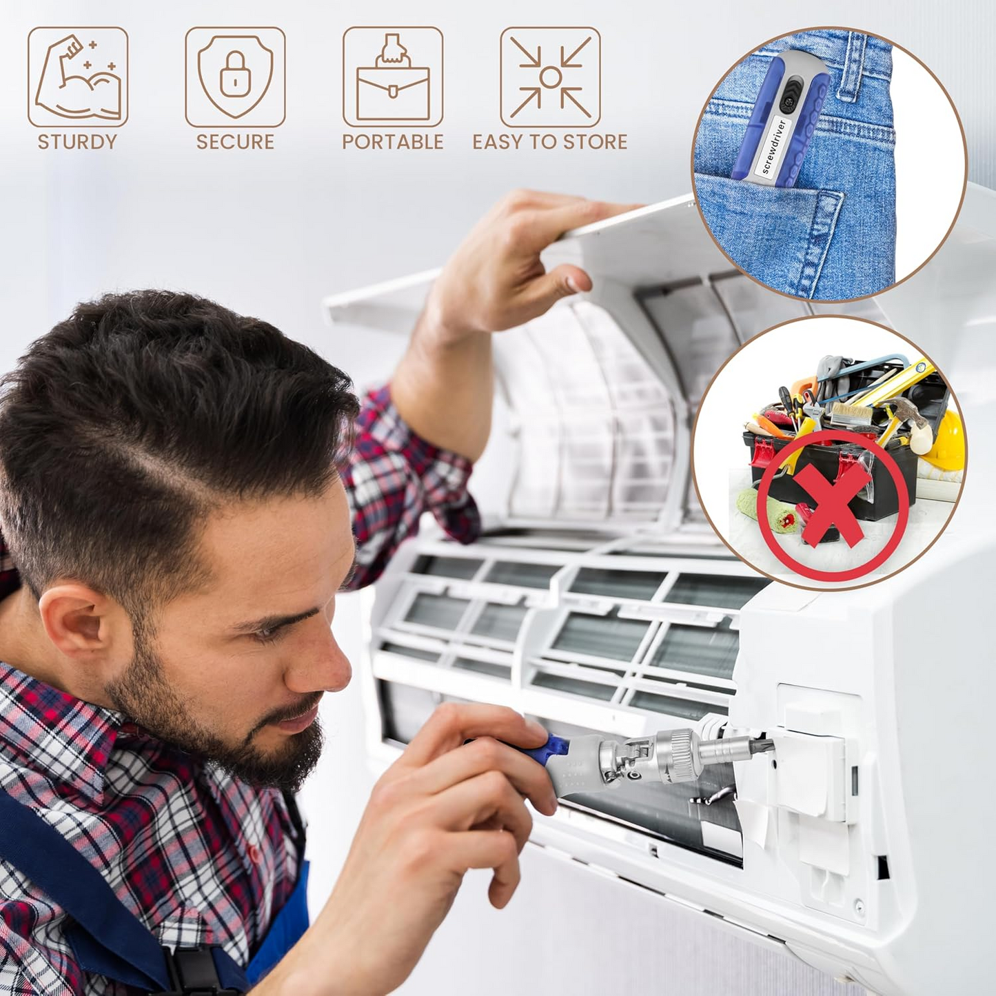 15 in 1 Magnetic Ratchet Screwdriver Set โ Multi-Angle Adjustable Tool Kit for DIY Repairs