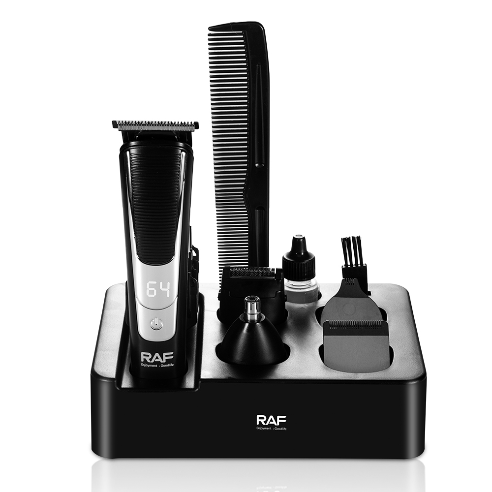 RAF 13-in-1 Grooming Kit & Electric Hair Clipper | Rechargeable Nose Hair Trimmer for Men  R4202
