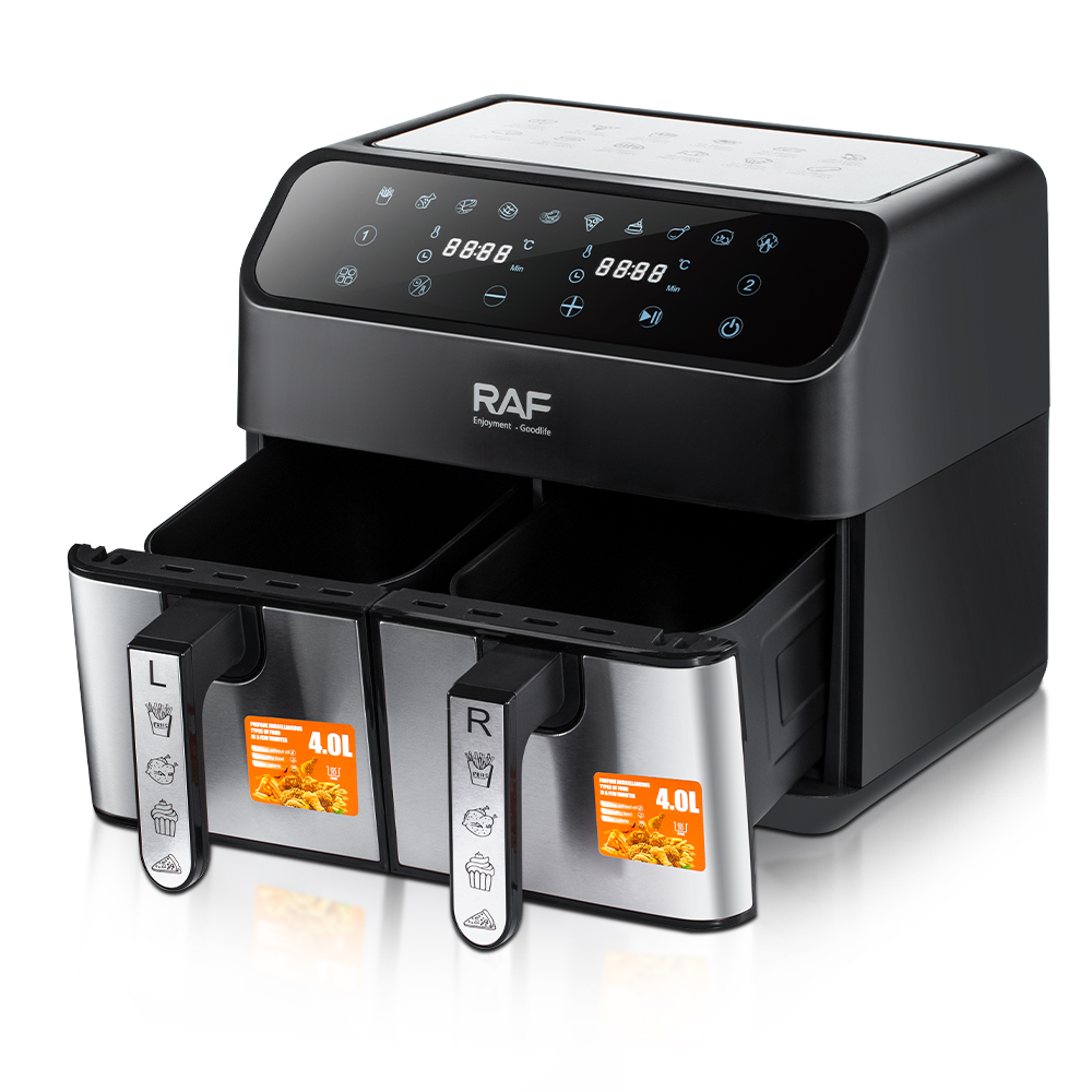 RAF Professional Double Basket Electric Air Fryer Multi-Purpose R5292