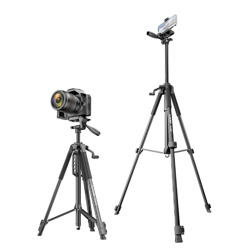 PLOKAMA Professional Tripod 150cm โ 360ยฐ Rotation with Bluetooth Remote PK-9930