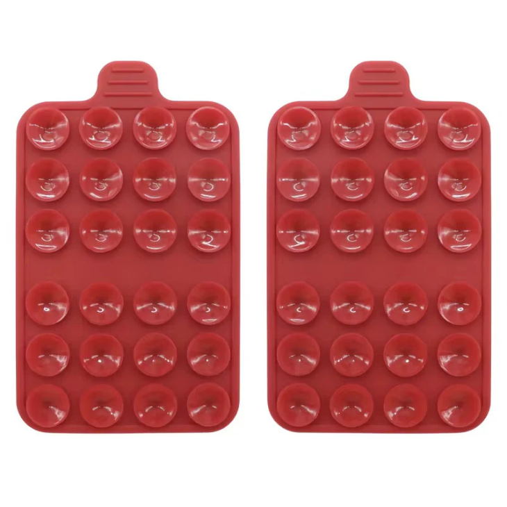 Suction Phone Case Mount, Sillicon Adhesive Phone