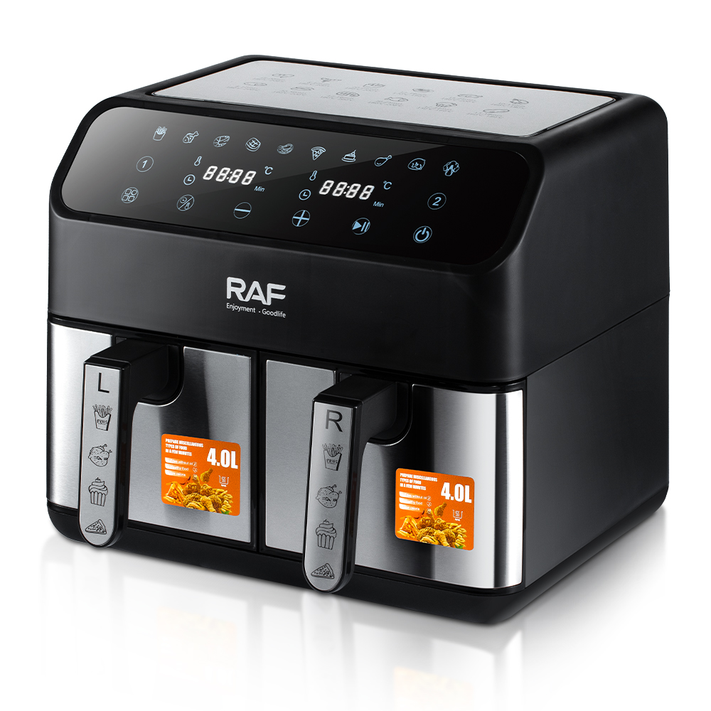 RAF Professional Double Basket Electric Air Fryer Multi-Purpose R5292