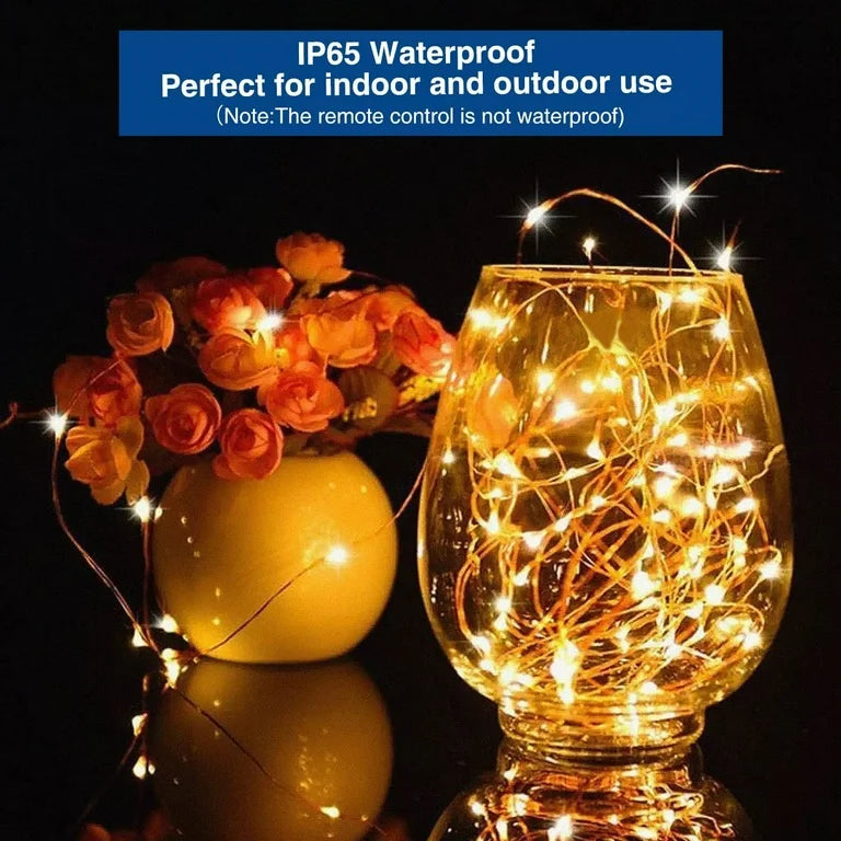500 LED Fairy Copper String Lights 50 Meter Waterproof Multicolors Light Christmas