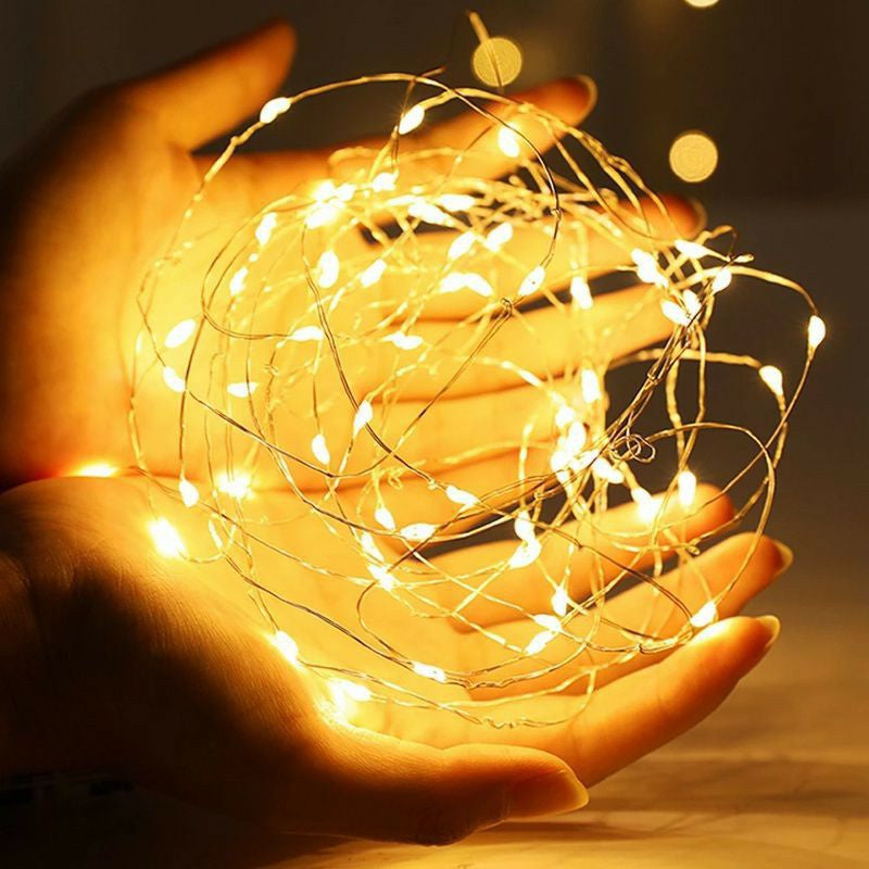 500 LED Fairy Copper String Lights 50 Meter Waterproof Multicolors Light Christmas