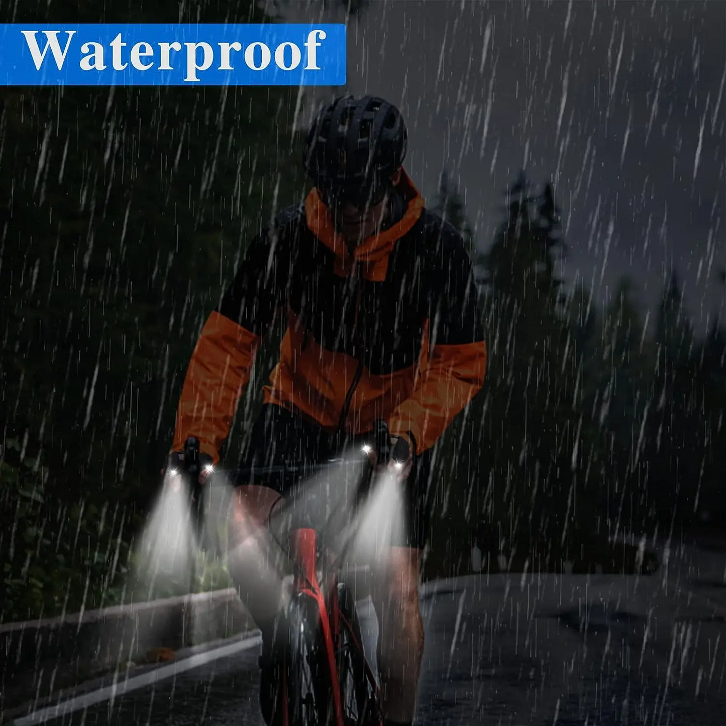 Gloves with Built-in LED Flashlight for Hands-Free Power