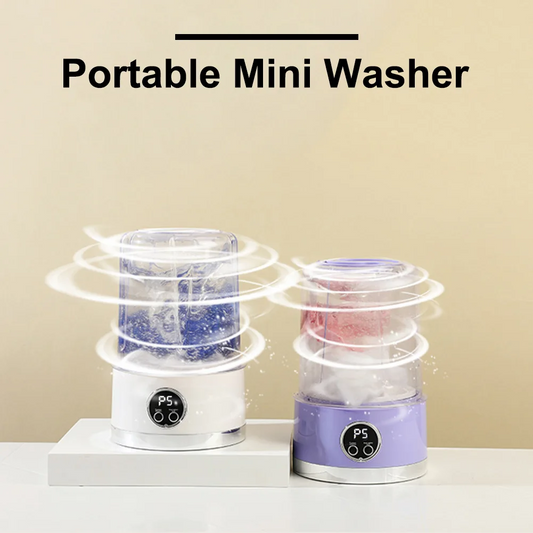 Portable Mini Washing Machine Rechargeable Washer