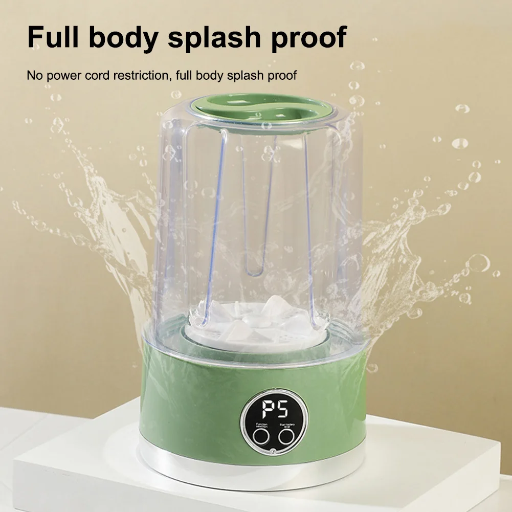 Portable Mini Washing Machine Rechargeable Washer