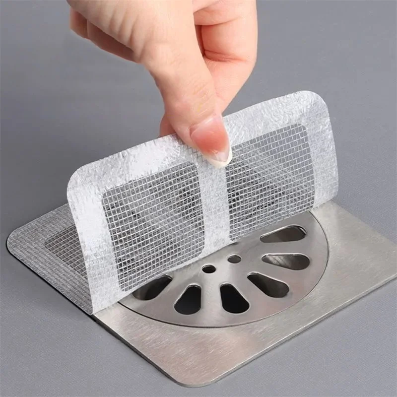 Set of 10 Anti-Clog Mesh Drain Filter โ Hair & Insect Resistant Bathroom Screen