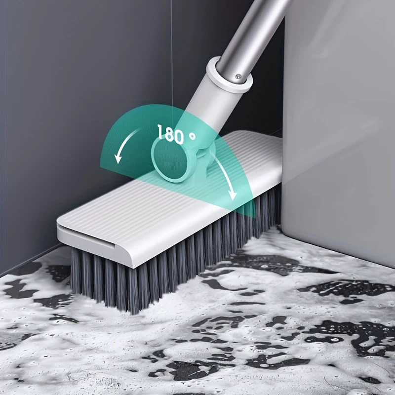 4 in 1 Broom and Dustpan Set โ Multifunctional Floor Brush for Bathroom & Household Cleaning | Folding Mop & Housekeeping Supplies