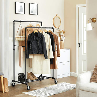 Premium Heavy-Duty Garment Rack – 50kg Capacity | Sleek, Sturdy & Space Organizer
