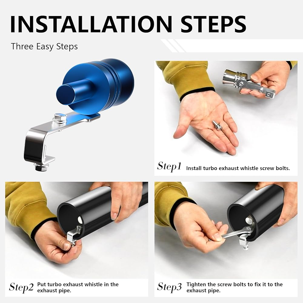 Car Turbo Sound Whistle, Exhaust Sound Enhancer