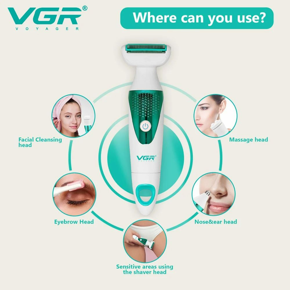 VGR V720, Lady Epilator Hair Removal Bikini Hair Remover