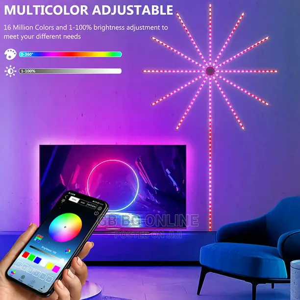 LED Fire Work Strip Lights App And Remote Control – RAF LEBANON