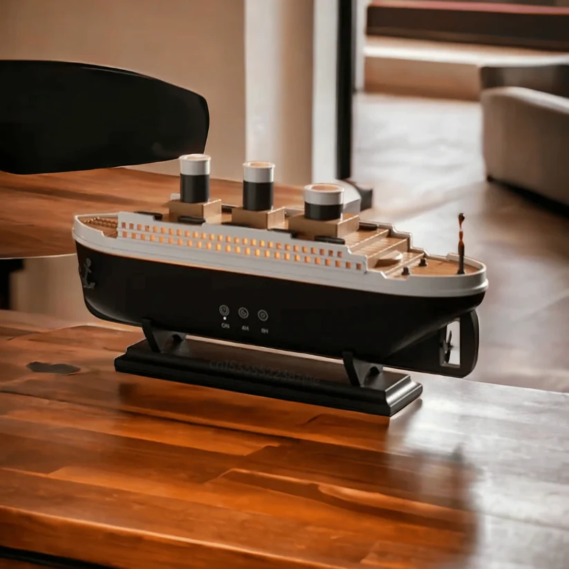 🚢 Titanic Humidifier & Essential Oil Diffuser – Aromatherapy