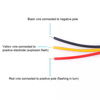 Car Police Strobe Lights Flashers 3 Led Stobe Lights For All Colors