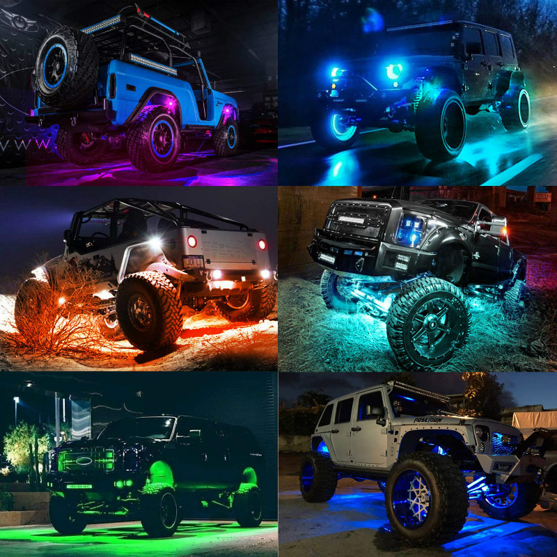 RGB Ambient Wheel Lights – 16M Colors & lamp Music Sync
