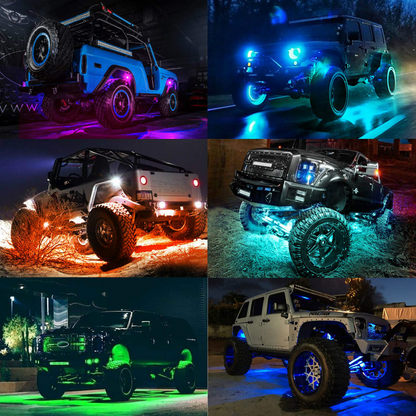 RGB Ambient Wheel Lights – 16M Colors & lamp Music Sync