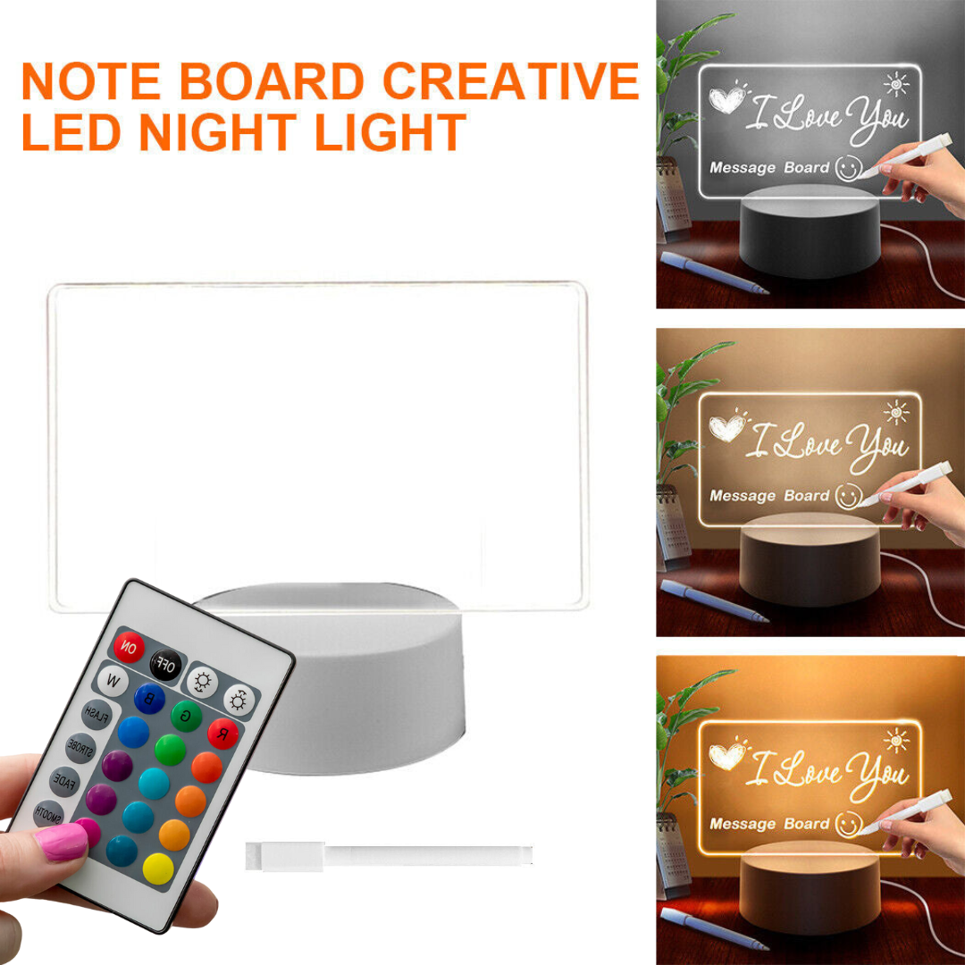 Led Note Board Lamp