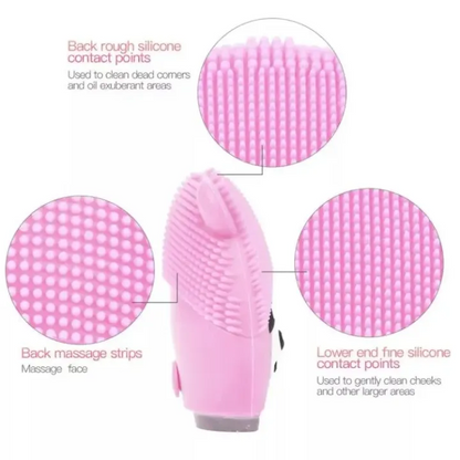 Electric Face Cleansing Brush & Vibration Massager
