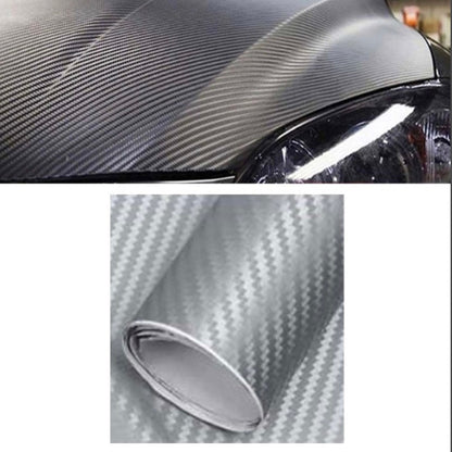 3D Carbon Fiber Car Sticker Waterproof Car Loading Edge - Door Sill - Paint Protection Film (L203 x W25)cm