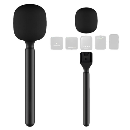 Universal Wireless Microphone Interview Handle