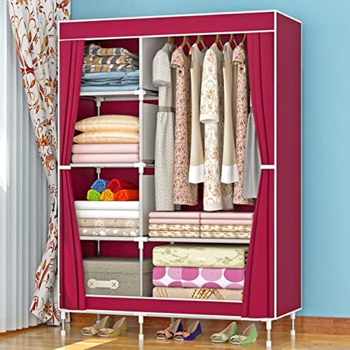 Foldable Clothes Storage with Hanging Rail 88105