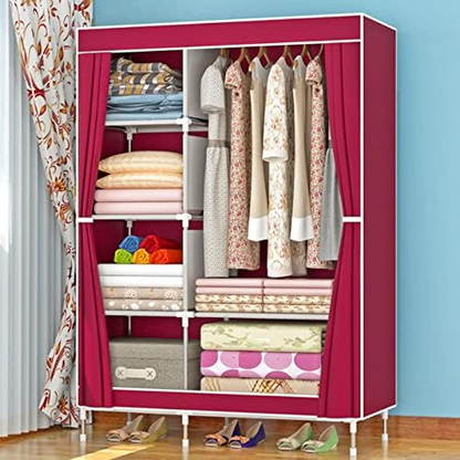 Foldable Clothes Storage with Hanging Rail 88105