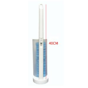 Toilet Cleaner Brush Set with 8-pieces Sponge Refills