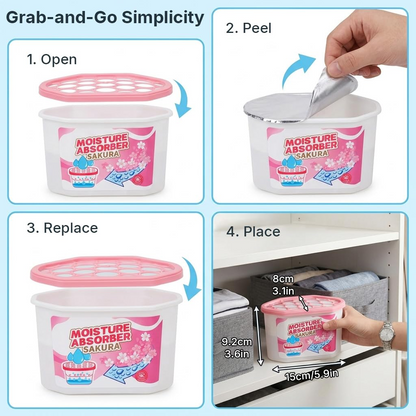 Moisture Absorbers - Humidity Absorber and Odor Eliminator