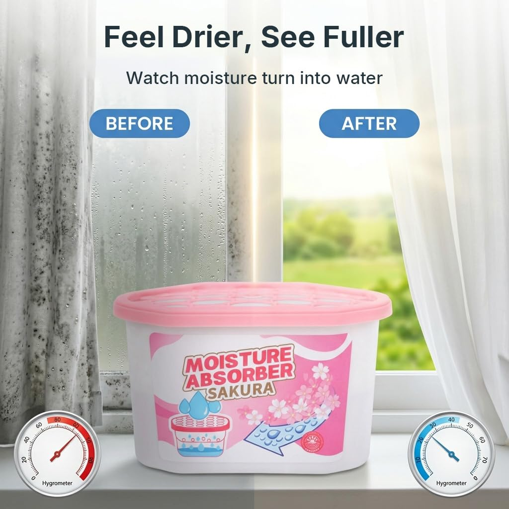 Moisture Absorbers - Humidity Absorber and Odor Eliminator