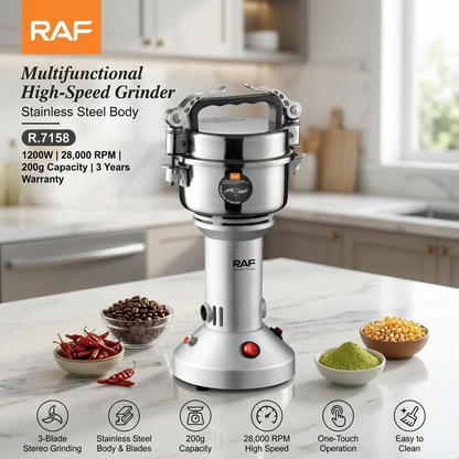 RAF R.7158 Electric Coffee & Spice Grinder 150W