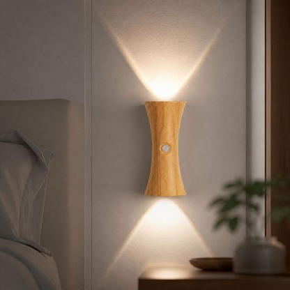 LED Smart Motion Sensor Hourglass-Shaped Wall Light