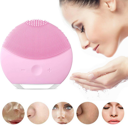 Electric Face Cleansing Brush & Vibration Massager