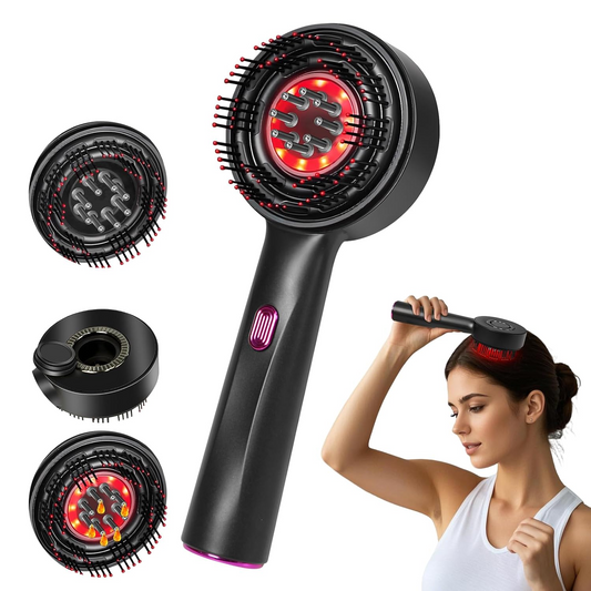 Laser Therapy Hair Growth Comb β Electric Scalp Massager & Hair Oil Applicator Waterproof
