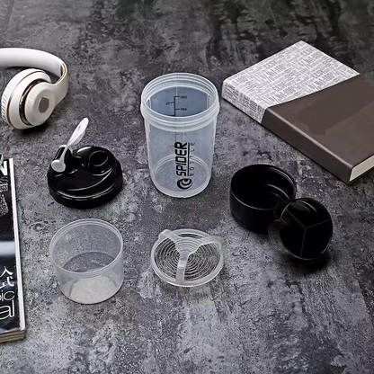 3 In 1 Spider Shaker Bottle 500ml Green Color