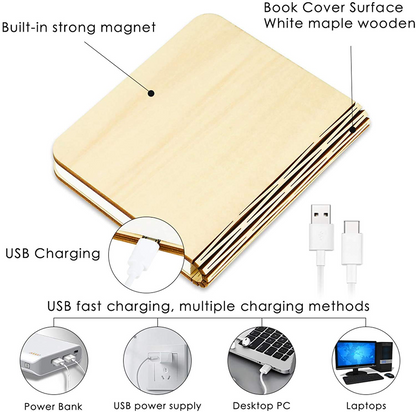 Foldable Book Led Lamp