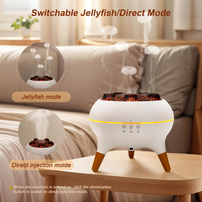 Jellyfish essential oil diffuser humidifier with Remote Control