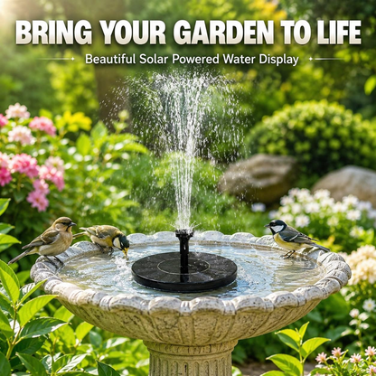 Solar Bird Bath Water Fountain Pump